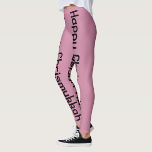 Leggings heureux Chrismukkah