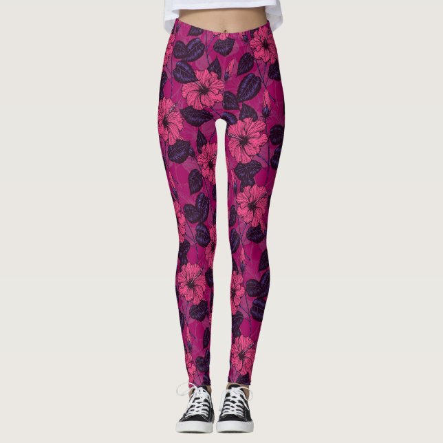 Leggings Hibiscus (Devant)