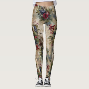 Leggings Hibou Floral Envoûtant