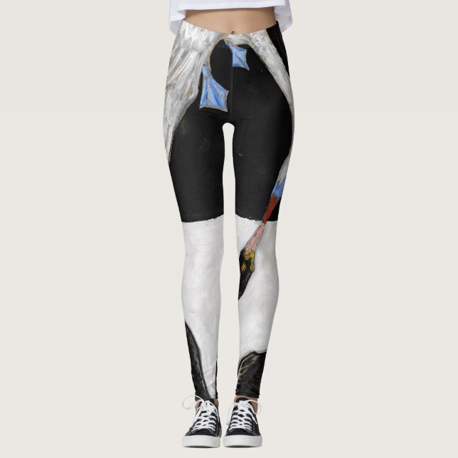 Leggings Hilma Af Klint Swan no 1 (Devant)
