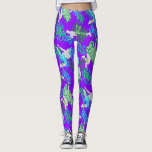 Leggings Hip hop Street Arts Motif B violet BG<br><div class="desc">Hip hop Street Arts Motif,  pendant 50 ans en Hip hop.</div>