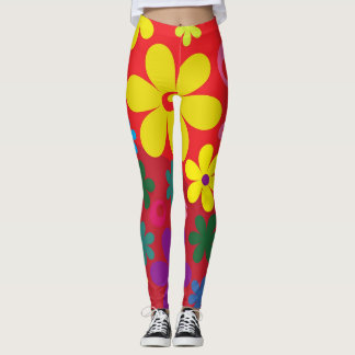 Leggings Hippie de l'énergie des fleurs