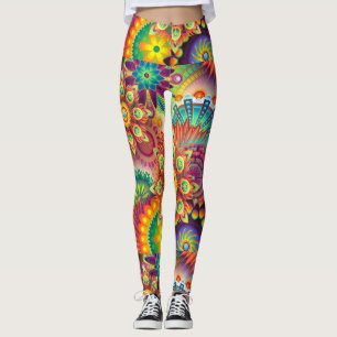 Leggings Hippie Super Techno Psychedelic Thunder_Cove