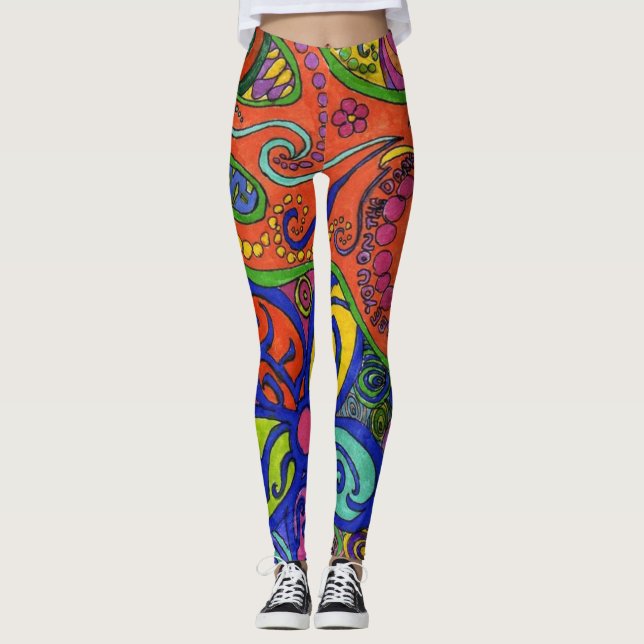 Leggings hippies femmes (Devant)