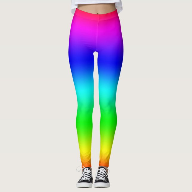 Leggings Hippy Mélange Arc-en-ciel (Devant)