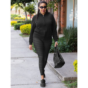 Leggings Hipster Chic moderne Harlequin Motif arlequin Noir