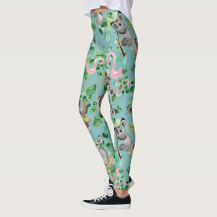 Leggings Hipster Exotic Koala Design mignonne filles femmes
