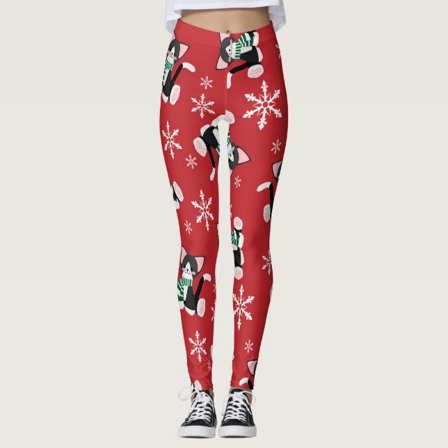 Leggings Hiver Black Kitty (Devant)