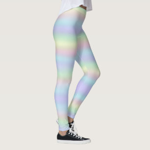 Leggings Hologramme arc-en-ciel doux   Pastel