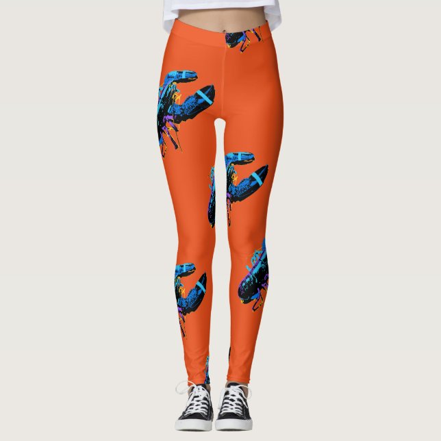 Leggings Homard bleu du Maine (Devant)