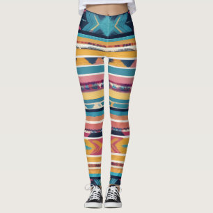 Leggings Hommage Abstrait amérindien S13