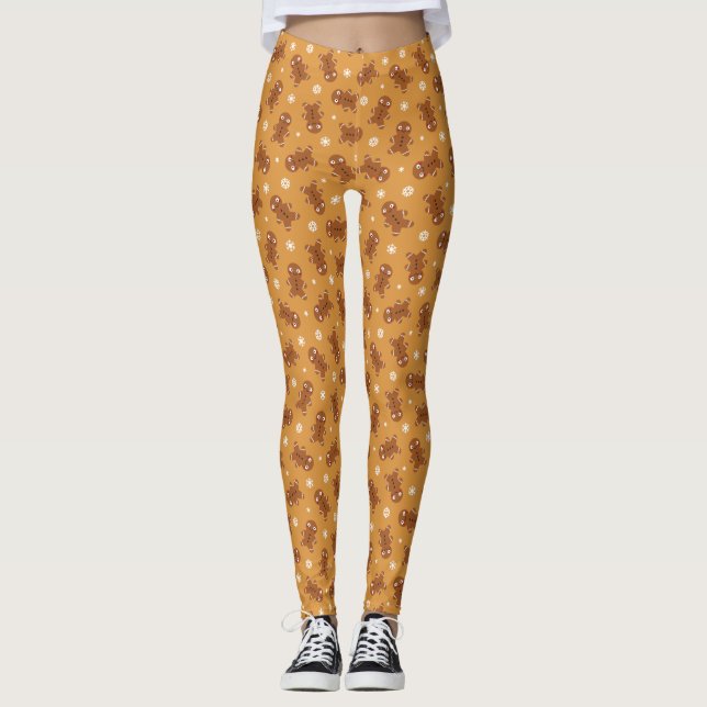 Leggings Homme de pain d'épices (Devant)