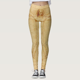 Leggings Homme vitruvien par Leonardo Da Vinci