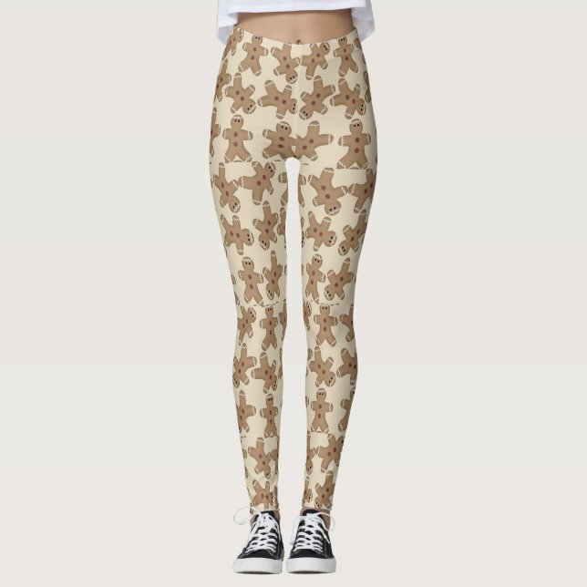 Leggings Hommes en Pain d'Épice (Devant)
