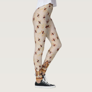 Leggings HONEY BEE HIVE, ABEILLES, BEEKEEPER, apiculture