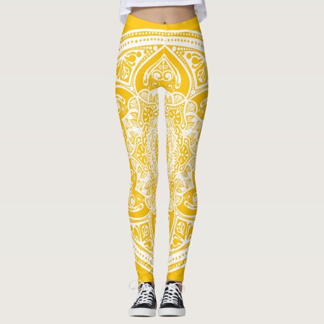 Leggings Honey Mandala (Devant)