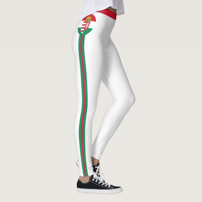 Leggings Hongrie et Hongroise Drapeau de mode Voyage/Ventil (Droite)
