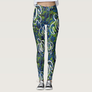 Leggings Honu bleu