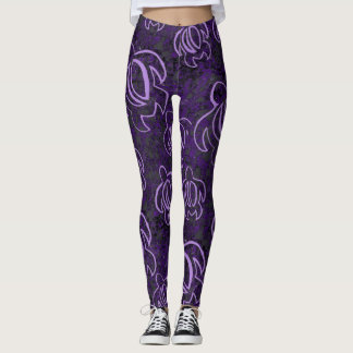 Leggings Honu pourpre