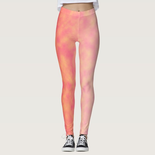 Leggings Horizon Rouge aux Joues (Devant)