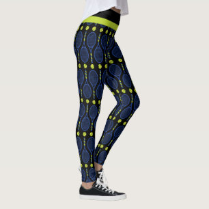 Leggings 🎾 Horizontal bleu, vert, noir 🎾 tennis
