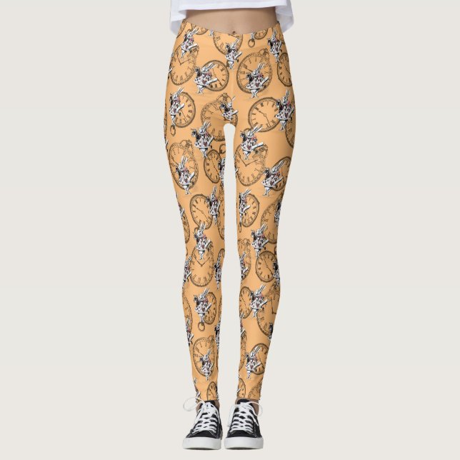 Leggings Horloge Whimsical & Alice au pays des merveilles l (Devant)