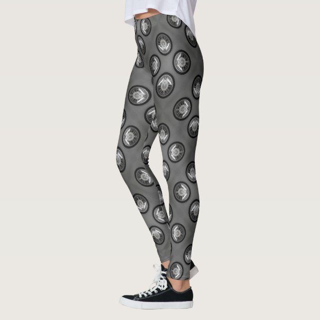 Leggings Horloges Circulaires Diamant (Gauche)