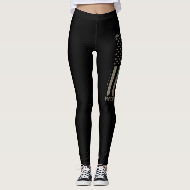 Leggings How Long Was I In the Army Five Foot Eleven (Devant)