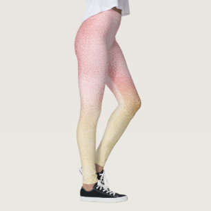Leggings Huile rose et or Ombre