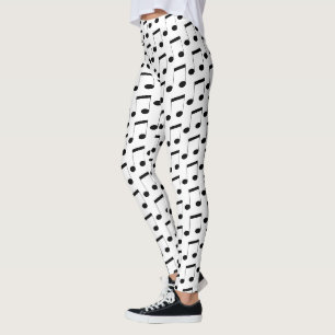 Leggings Huitième Symboles De Notes Musicales,
