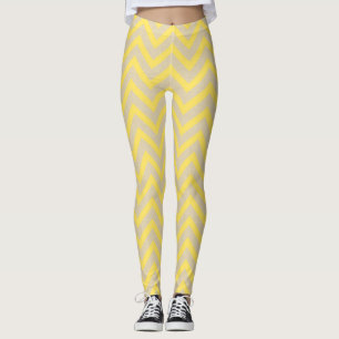 Leggings Humeurs d'épices de moutarde Chevrons