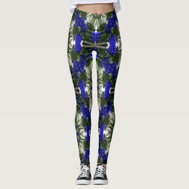 Leggings Hyacinths Galore... (Devant)