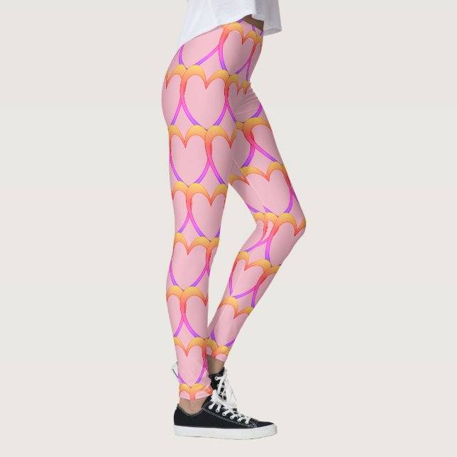 Leggings I luv rose /Compression Fit (Droite)