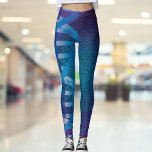 Leggings ID d'empreintes digitales Médicale Science Bleu<br><div class="desc">Un design cool,  tendance et amusant inspiré de la science médicale. Le cadeau parfait pour tous les médecins,  les infirmières,  les scientifiques,  les professeurs de sciences,  les techniciens de laboratoire,  les étudiants en sciences et tout geek scientifique de votre vie (y compris vous)! Conçu par Thisisnotme©</div>