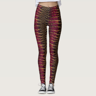 Leggings Idées Cadeaux de Pétales à Motif Exotique Vêtement