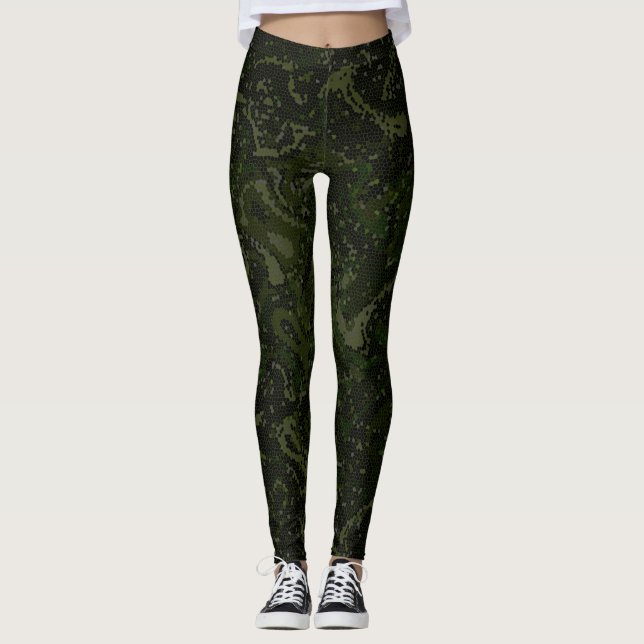 Leggings Iguane Camo de Carla (Devant)
