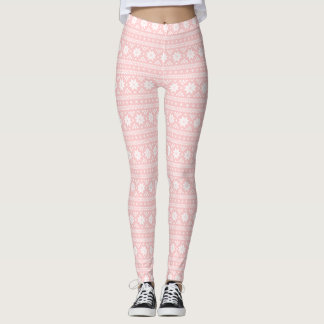 Leggings Île claire rose pâle