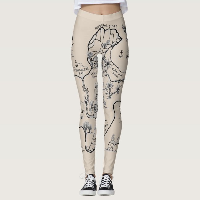 Leggings Île de trésor perdu (Devant)