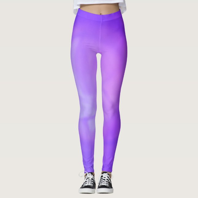 Leggings Illuminer la violette magique (Devant)