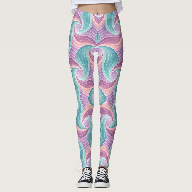 Leggings  Illusion de profondeur fluide et rêveuse | Douce  (Devant)