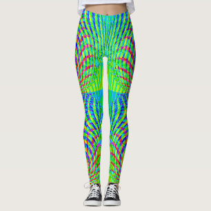 Leggings Illusion géométrique amusante