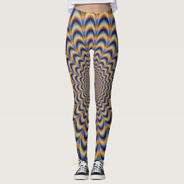 Leggings illusion spirale (Devant)