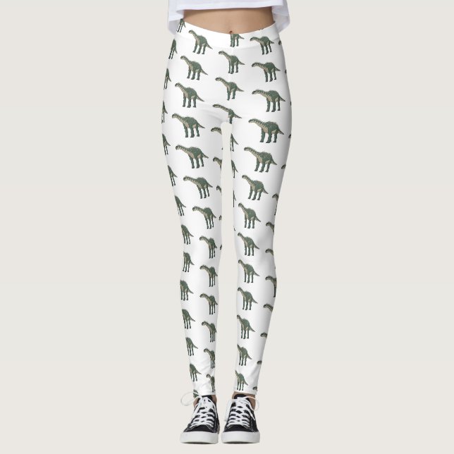 Leggings Illustration de Barapasaurus (Devant)