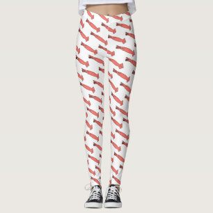 Leggings Illustration de calamar rose