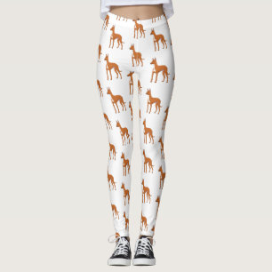 Leggings Illustration de chien de chien de chien de chien d