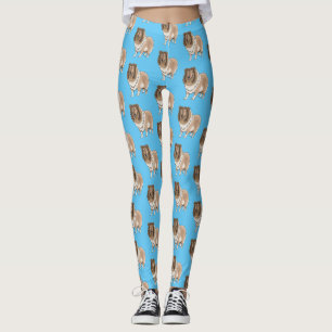 Leggings Illustration de chien Rough collie