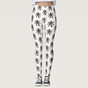 Leggings Illustration de crabe des cocotiers de dessin anim