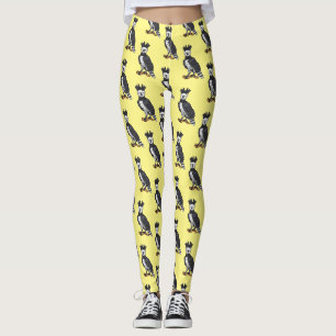 Leggings Illustration de dessin animé d'aigle harpie