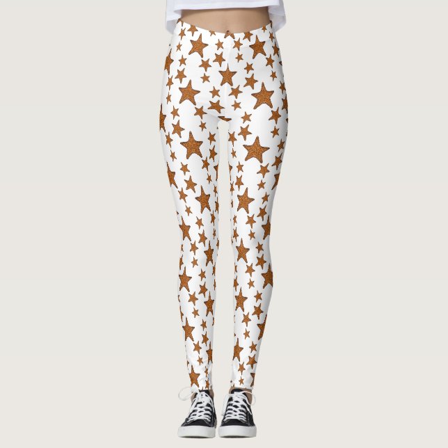 Leggings Illustration de dessin de Starfish (Devant)