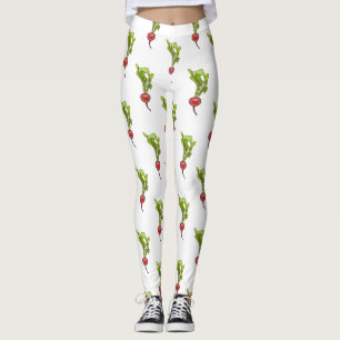 Leggings Illustration de dessin Radish